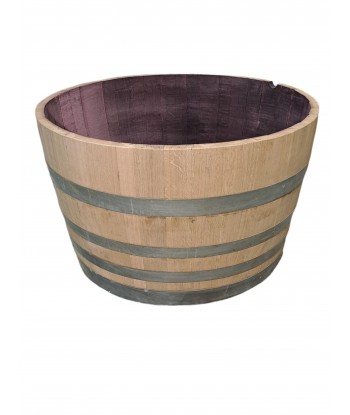 WOODEN FLOWER POT FROM OAK BARREL | VOLUME 200L | NATURAL