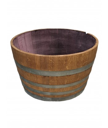 Oak Barrel Wooden Planter | volume 200L | RUSTIC