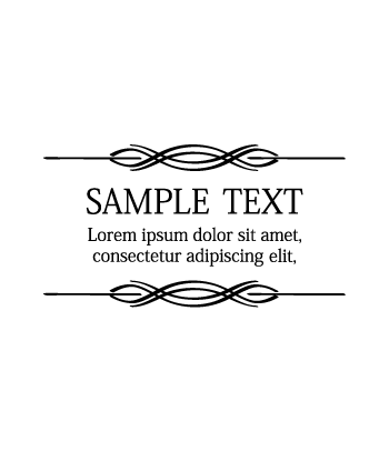 Barrel engraving - custom text | pattern 9