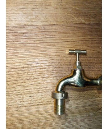 Brass faucet 3/4 inch, including installation