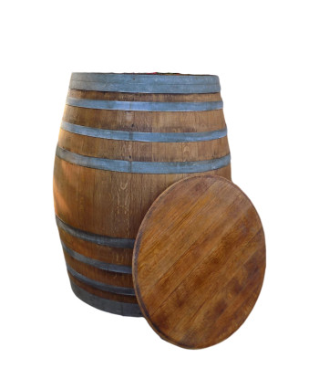 Wooden oak barrel for rainwater 500L | Garden Rustic