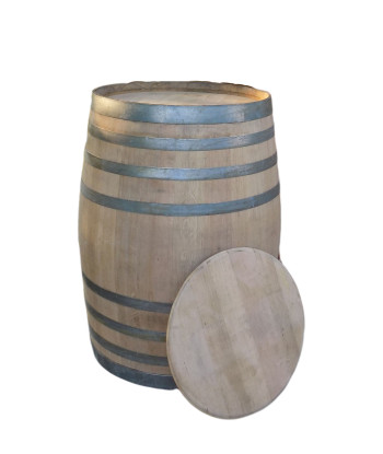 Wooden oak barrel for rainwater 300 L| Garden natural