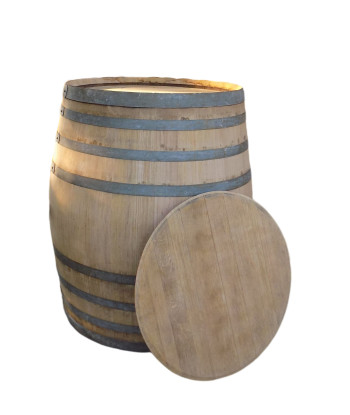 Wooden oak barrel for rainwater 600L | Garden Natural