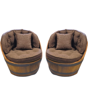 Set | klubová křesla ze sudu | melír