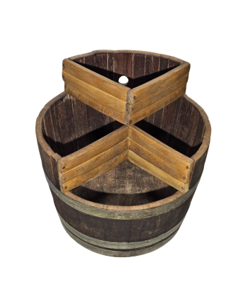 copy of HOLZ-BLUMENTOPF AUS EICHENFASS | VOLUMEN 110L | NATÜRLICH